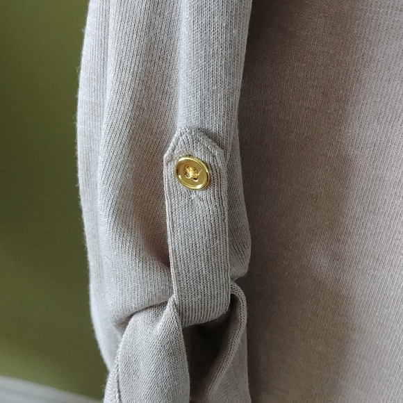 Like New beige color top, size L "JONES NEW YORK" - Picture 4 of 7